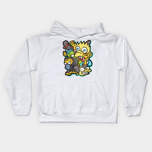 The bad unity Kids Hoodie by rollout578